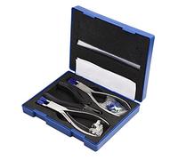 Ensemble de Pinces à Lunettes, Outil de Réparation de Lunettes de Démontage Portable Sans Monture avec Pince de Pression, Pince Coupante, Support de Perçage de Mâchoire de Rechange pour Opticien