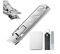 Ensemble de pinces à ongles de voyage, kit de pinces à ongles portables,ouverture Fingernail Clipper Set | Ciseaux en acier inoxydable ultra-fins d'ouverture pour petits garçons filles