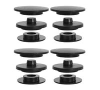 Ensemble de pinces de fixation antidérapantes universelles for tapis de sol de voiture, ensemble de clips fixes à Double couche, pinces de fixation Arpet, fixateur de boucle(4set)