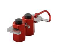 Ensemble de pinces de jauge d'escalier en alliage d'aluminium avec mousqueton, fixation carrée pour le travail du bois et la disposition des bordures d'escalier, profil haut pour un chevalet précis et