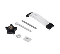 Ensemble de pinces de maintien à action rapide en métal pour rail en T à fente, pince de menuiserie avec vis en T de 8 mm et bouton manuel, outil de serrage rapide pour les projets (Un jeu de plaques