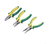 Ensemble de pinces de précision avec répartition équilibrée du poids avec coupe-fil diagonal, pince à bec aiguille et outils de préhension multifonctions