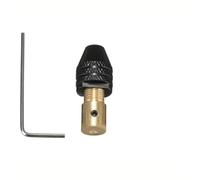 Ensemble de pinces de serrage pour mini mandrin de 0,3 à 3,4 mm en aluminium et laiton avec clé pour outil rotatif pour la fabrication de bijoux Dremel, le travail du bois, le perçage du métal