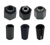 Ensemble de pinces et écrous de serrage pour défonceuse 6 mm 8 mm 12 mm 1/4" 1/2 ", pièce de rechange précise DW618D DW618P, 3 pièces
