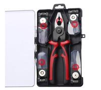Ensemble de pinces multifonctions à changement rapide pour réparations électriques domestiques, projets de réparation à domicile avec design ergonomique, outil à main en métal