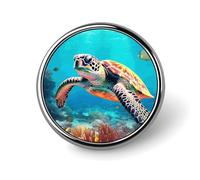 Ensemble de pins en émail Tortues marines, badges, broches et épingles sur le thème de la vie marine et de la mer, boutons sur le thème de la plage pour jeans, style méditerranéen, épingles de reve