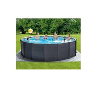 INTEX Ensemble de piscine hors sol Graphite Gray Panel 478x124 cm