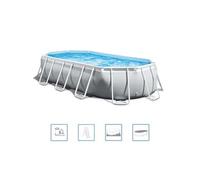 Ensemble de piscine ovale Prism Frame 503x274x122 cm 26796GN