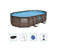 Bestway Ensemble de piscine Power Steel 488x305x107 cm