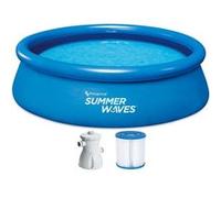 Ensemble de piscine Quick Up 305 x 76 cm avec pompe de filtration Bleu G