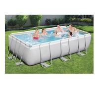 Ensemble de piscine rectangulaire Power Steel 404x201x100 cm Bestway