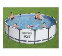 Bestway - Steel Pro MAX - Piscine tubulaire avec pompe de filtration et accessoires - 427x107 cm - Ronde