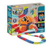 Ensemble De Piste De Course pour - Véhicule Éducatif Lumineux - Véhicules Jouets Interactifs - pour Salon Chambre Bureau Activité Familiale Cadeau de Fête École Éducation à Domicile Anniversaire