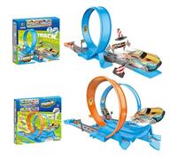 Ensemble de Pistes de Voiture Jouet - Tracks de Course de Construction à 360 degrés Toy | Playset de Piste Flexible | Toys de la Piste de Course d'ingénierie | Playset Créer Un Gening Road Toys