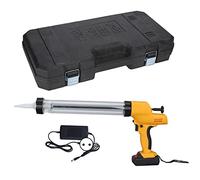 Ensemble de pistolet à calfeutrer électrique - Kit d'outils de collage de calfeutrage manuel avec prise britannique - AC 80 240 V - Corps rotatif à 360 degrés - Compatible avec