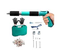 Ensemble De Pistolet À Clous - Cloueuse Portable, Petite Pistolet Électrique, Fixation Murale Précise, Kit Complet pour Menuiserie, Rénovation et Meubles | Idéal pour projets DIY, travaux domestiques