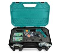 Ensemble de pistolet à ongles en béton, Machine Portable tir avec sac outils, décor domestique, dispositif fente fil d'ancrage mural(Green nail gun)