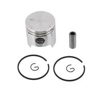 Ensemble de Piston 34mm avec Segments, Goupille et Circlips pour Stihl BG45 BG46 FS38 FS45 FS55 HS45 HS81 Souffleur à Feuilles