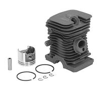 Ensemble de Piston de Cylindre de 37 Mm pour MS170, 1130-020-1207 Kit de Reconstruction de Piston de Pot de Cylindre de Moteur de Tronçonneuse Kit de Remplacement de Pièces