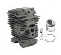 Ensemble de Piston de Cylindre de 38 Mm pour MS181 MS211 MS181C MS171, 1139 020 1201 Moteur de Tronçonneuse Cylindre Pot Piston Rebuild Assembly Kit de Remplacement de