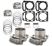 Ensemble de pistons de cylindre avant et arrière, compatible avec Bombardier BRP Can-Am Outlander Max 800 06-15, pièces de rechange professionnelles