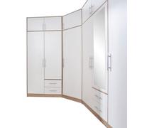 Ensemble De Placards Système De Garde-Robe Smart 6 Pièces Blanc Chêne Sonoma