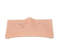 Ensemble de Planche de Pratique de Maquillage et D'huile Dissolvante pour Sourcils, Cils avec Faux Masque de Peau Professionnel, Fournit une Plate-forme Parfaite pour les