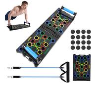 Ensemble de planche de push-up portable, Push up Board, équipement de fitness pliable, entraînement de la poitrine, de l'abdomen, des bras et du dos
