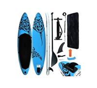 Vidaxl Ensemble De Planche Sup Gonflable 305x76x15 Cm Bleu