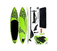 Ensemble de planche SUP gonflable 305x76x15 cm Vert