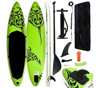 vidaXL Planche SUP gonflable 305x76x15 cm Vert