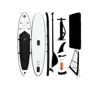 Ensemble de planche SUP gonflable avec voile Noir et blanc