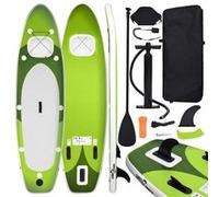 Ensemble de planche SUP gonflable Vert 330x76x10 cm Noir G