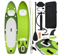 Ensemble De Planche Sup Gonflable Vert 360x81x10 Cm Vidaxl Vidaxl Vert