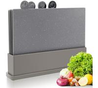 Ensemble de Planches à Découper avec Support et Ciseaux Vendos85