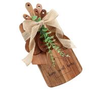 Ensemble de planches à découper en bois de qualité supérieure, planche à découper de cuisine double face en bois dur naturel, excellent pour une pendaison de crémaillère, une célébration de à
