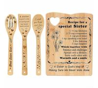 Ensemble de planches à découper en bois dur en forme de cœur pour une décoration de cuisine améliorée fonctionnelle pour hacher, trancher et rouler la pâte avec ustensiles