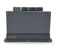 Ensemble de planches à découper - MAESTRO - 4 pièces - Support en marbre - Dimensions 29x19,5 cm