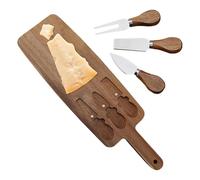 Ensemble de planches à fromage, set de planches à découper à charcuterie - Planche à charcuterie avec poignée - Plateaux de service multifonctionnels avec ustensiles à fromage pour cuisine, fête