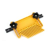 Ensemble de planches à plumes pour le travail du bois, 2 pièces, scies de table de toupie, kit d'outils manuels d'aide à la menuiserie jaune pour machine de gravure inversée, scie