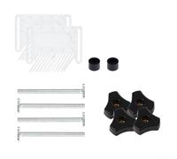 Ensemble de planches à plumes pour scie de table, plaque de guidage de pression en nylon avec serrage réglable pour scie à ruban, accessoire de clôture de sécurité anti-retour, (B)