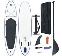 Ensemble de planches SUP gonflables bleu et blanc Bleu G