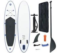 Ensemble de planches SUP gonflables Bleu et blanc Multicolore G