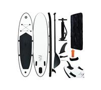 Accessoires de surf vidaXL Ensemble de planches SUP gonflables Noir et blanc