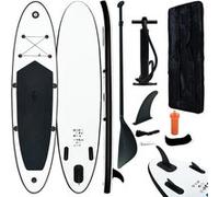 Accessoires de surf vidaXL Ensemble de planches SUP gonflables Noir et blanc