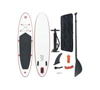 Ensemble de planches SUP gonflables rouge et blanc