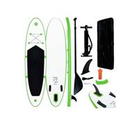 Ensemble de planches SUP gonflables Vert et blanc