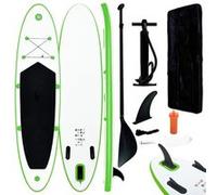 Ensemble de planches SUP gonflables Vert et blanc