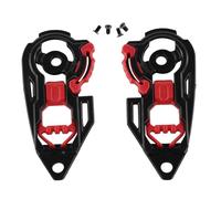 Ensemble de Plaque d équipement visière Casque Moto 1 Paire pièces Base Remplacement pour AGV K1 K3sv K5 Plastique Installation Facile Accessoire économique