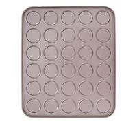 Ensemble de plaques de cuisson antiadhésives |Plaque à biscuits en alliage d'aluminium 3 pièces pour macarons/muffins/gâteaux |Distribution rapide de la chaleur et libération (30-piece macaron baking